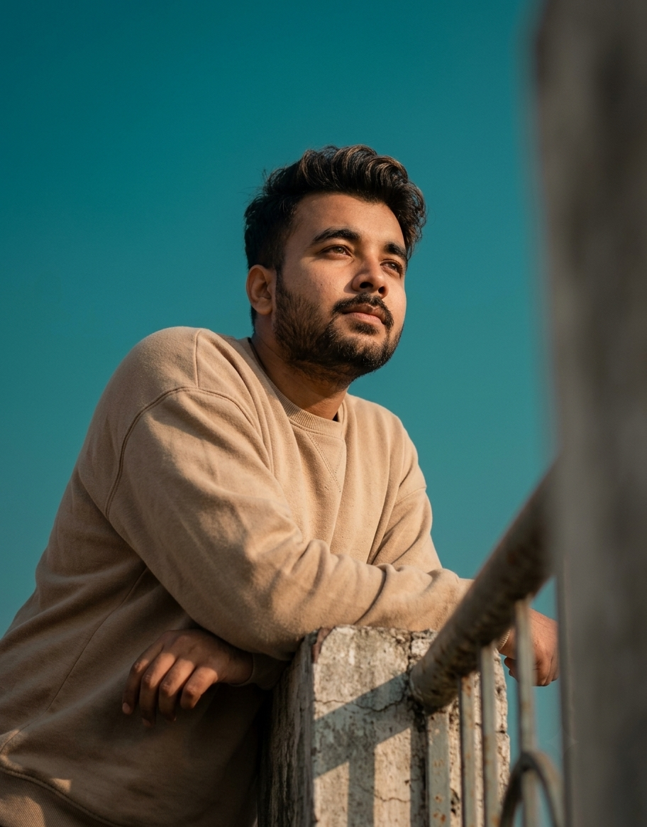 Portrait of Rishi Srivastav — Teal Hour